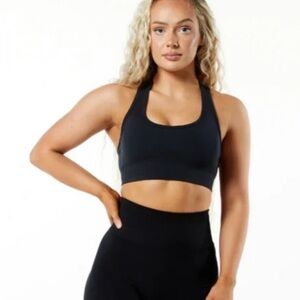 Alphalete Impact Black Sports Bra